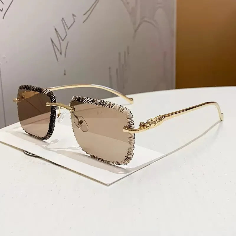 1pc European Men's and Women's Box Fashion Sunglasses for Summer Sunshade, Sunscreen, UV Protection, Sports Glasses Frame for St