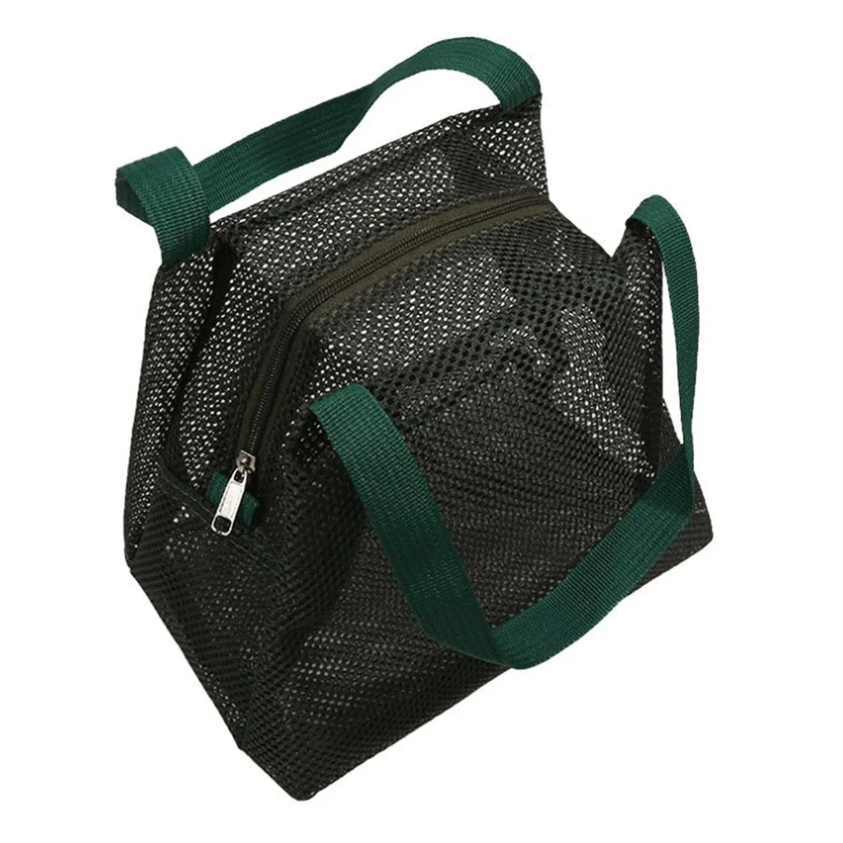Large Capacity Travel Mesh Bag Portable Cosmetic Zipper Pouch with Handle New Design Makeup Toiletry Beach Bag