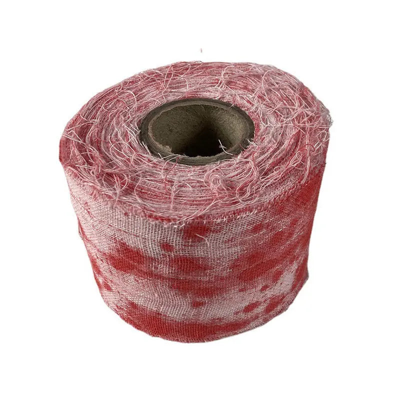 Halloween Bloody Bandage Cloth Artificial Blood Halloween Decor Scary Prop for Terror Party Cosplay Haunted House DIY Supply