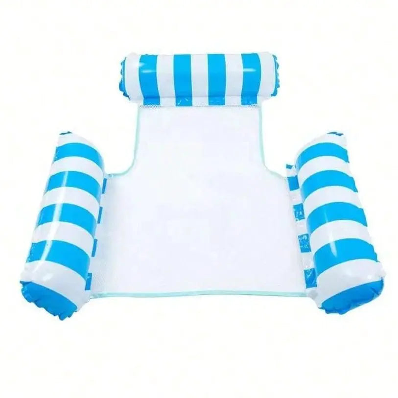 New Water Hammock Recliner Inflatable Floating Swimming Mattress Sea Swim Ring Swimming Pool Party Toy Recliner Swimming
