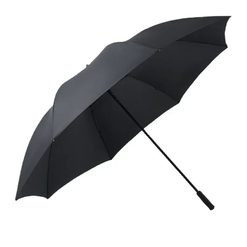 185CM Large Golf Umbrella Male Manual Long Handle Resistant UV Protection Parasol Shade Travel Beach Umbrella Windproof Strong