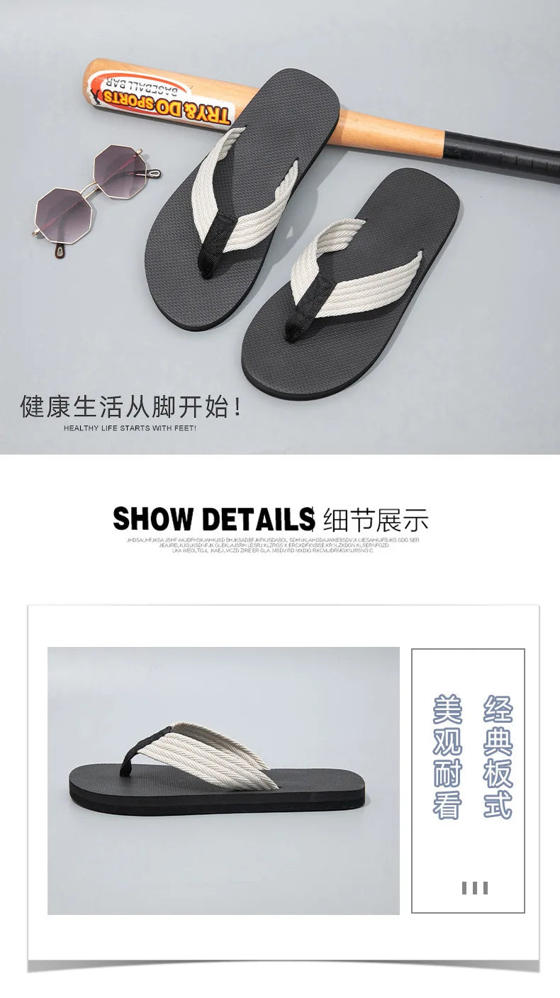 Funny Flip Flops New Thick Sole Flat Casual Summer Beach Outdoor Sandals Figure With Legs Non Slip Comfortable Walking In Stock