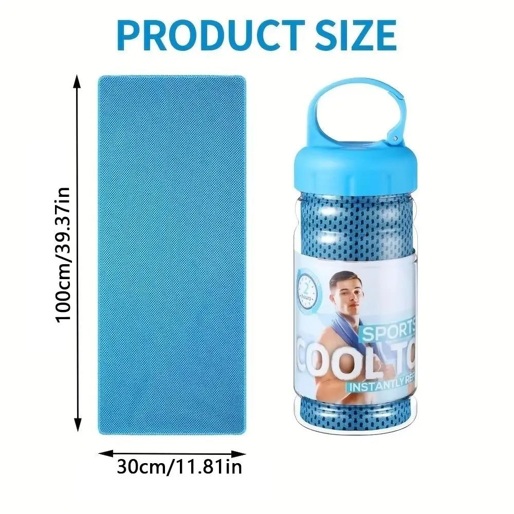 Breathable Cooling Towel Ultra Soft Lightweight Microfiber Towels Sunstroke Prevention Quick Drying Yoga Swimming Gym Towel