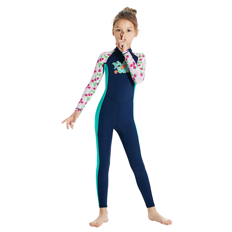 Boys/Girls UV Protection UPF50+ Swimwear Full Body Stinger Swimsuit Chlorine Resistant Bathing Suit One-piece Rash Guard