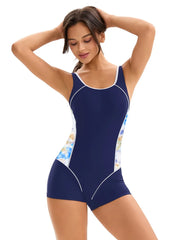 Plus Size One Piece Swimsuit For Women Professional Sports Swimwear Female Bathing Suit Beachwear Swimwear