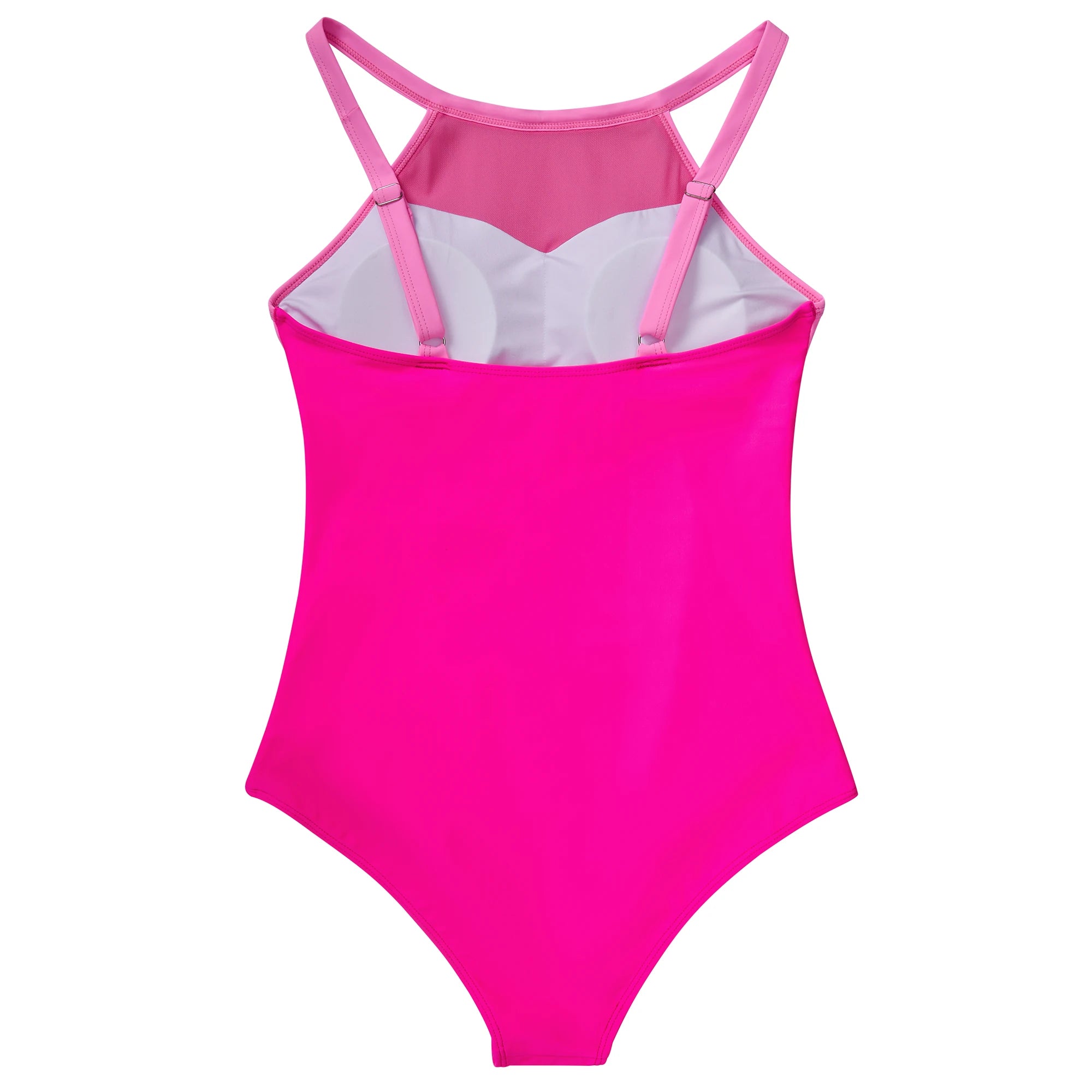 Plus Size One Piece Swimsuits Women Hollow Out Swimwear For Women Mesh Solid Push Up Padded XL Size Bathing Suits Female