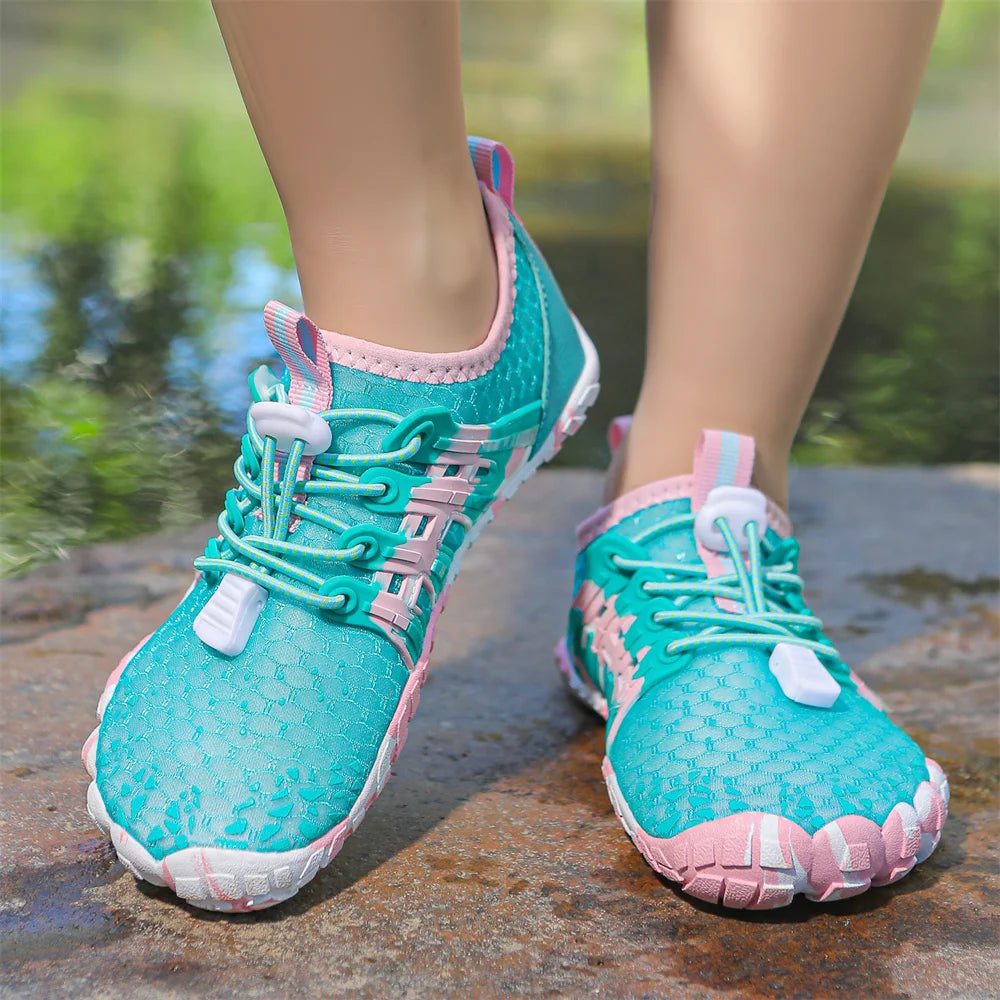 Children Outdoor Water Shoes Barefoot Aqua Five Fingers Sock Swimming Breathable Hiking Wading Beach Outdoor Upstream Sneakers