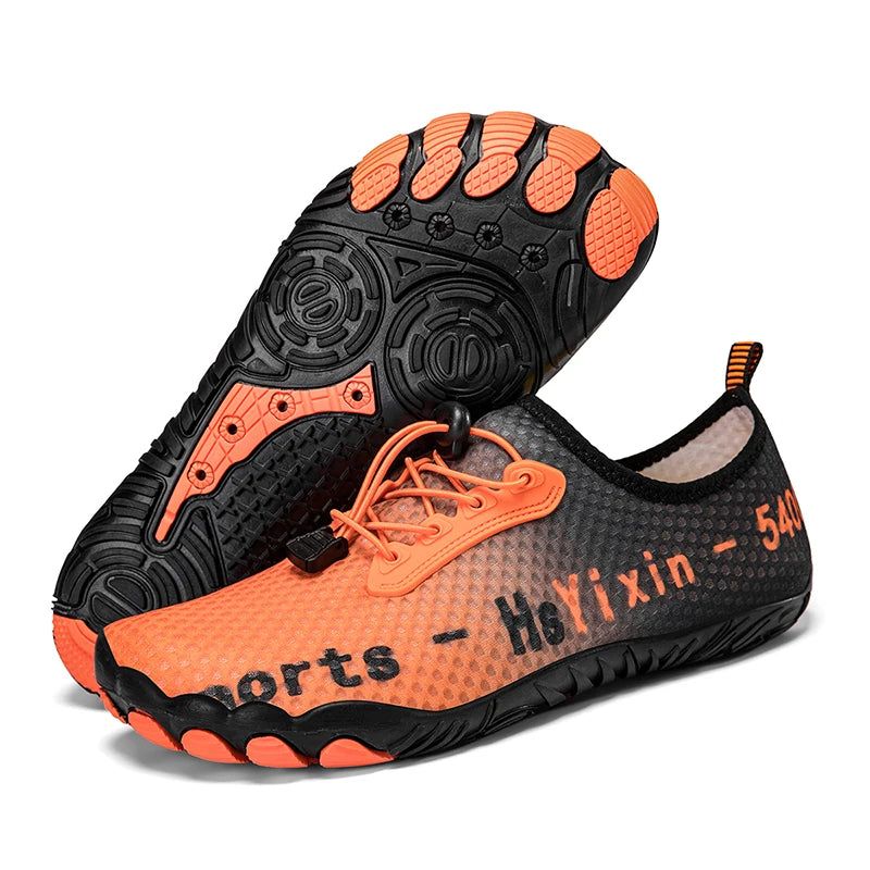 Children's Anti-cut Anti-slip Wear-resistant Rubber-soled Wading Shoes Beach Sandals Quick-drying Pool Shoes Outdoor Water Playi