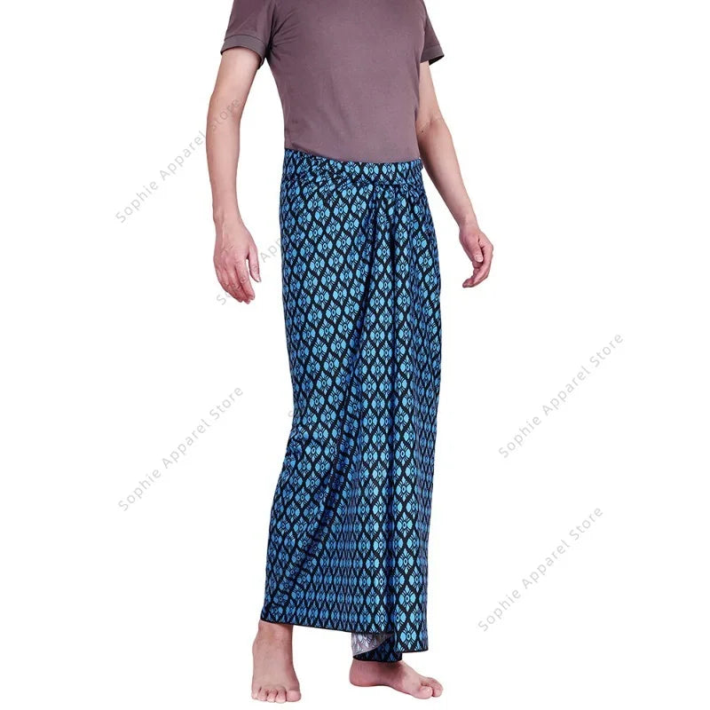 Batik Sarong Skirt for Beach Wrap Tube Skirt Lungi Cover Dress for Men Women