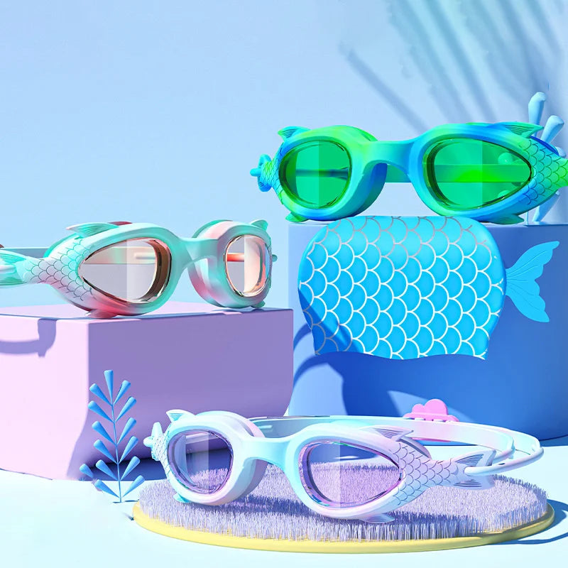 Swimming Goggles Waterproof Anti Fog High-definition Small Frame Goggles Professional Training Kid's Swimming Goggles Equipment