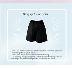 Casual Linen Shorts Women Gym Workout Shorts Cotton Shorts Summer Big Size Loose Home Beach Hot Lace Up Shorts
