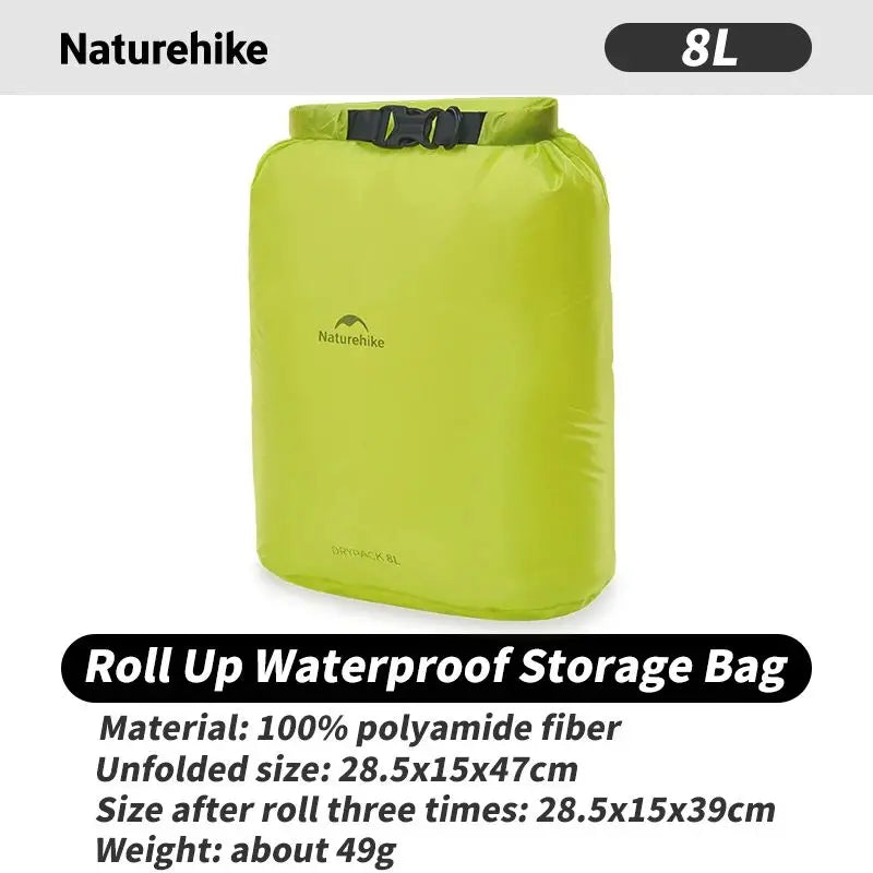 Naturehike Swimming Waterproof Dry Bag Waterproof Compression Storage Bag Rafting Kayaking Trekking Floating Sailing Dry Sacks