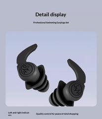 1Pair Swim Ear Plugs Silicone Waterproof Anti-noise Pool Accessories SwimmingEarplugs Water Sports Swim Swimming Ear Plugs