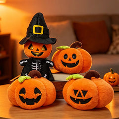 Halloween Set Pillows Pumpkins Ghosts Fun Accessories Holiday Decorations Plush Toys and Bag Charms Party Decor