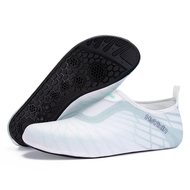 Lightweight, foldable portable travel Aqua shoes water shoes barefoot sand inspired shoes beach snorkeling swimming water shoes