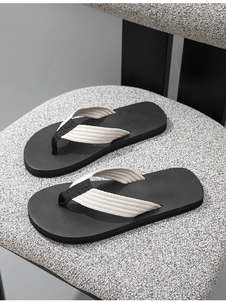 Funny Flip Flops New Thick Sole Flat Casual Summer Beach Outdoor Sandals Figure With Legs Non Slip Comfortable Walking In Stock