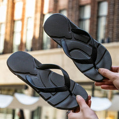 Fashion Black Massage Slippers Men Flip Flops Sale Big Size 50 Casual Slides Men Non Slip Beach Slippers for Men Chanclas Hombre