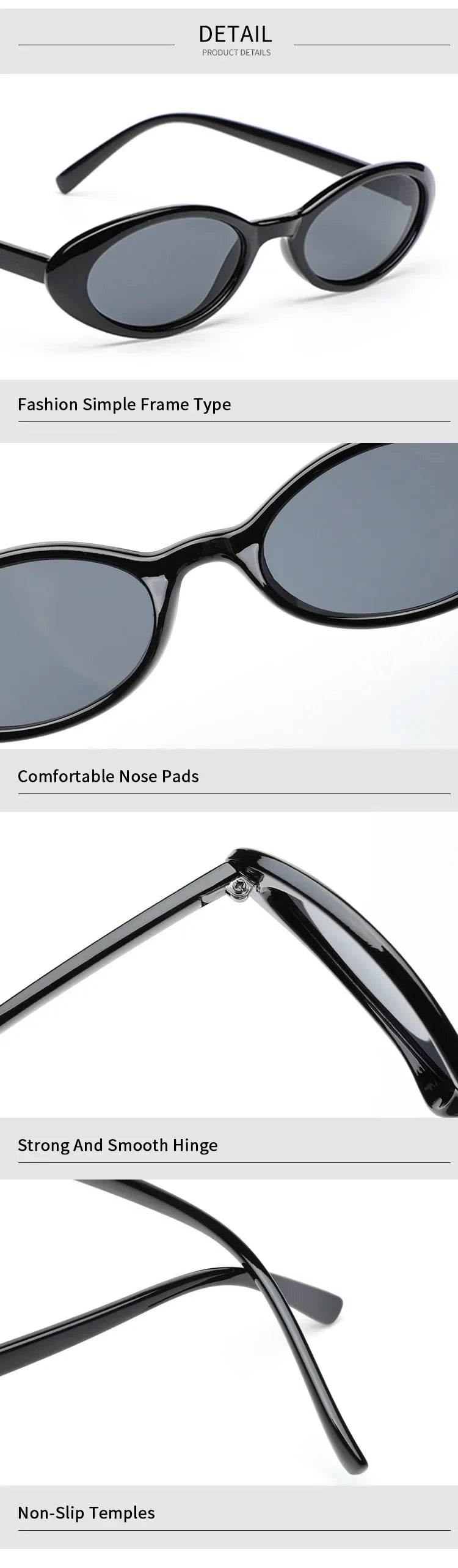 Sexy Small Oval Women's Sunglasses New Fashion Leopard Brown Hot Sun Glasses Female Retro Colorful Shade Eyeglass