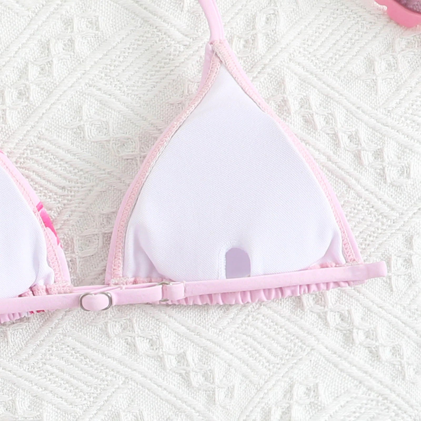 3 Piece Set Bikinis Sets Girls Cute Triangle Swimsuit With Beach Cover Up Bathing Suit Summer Fashion Printed Swimsuits For Girl