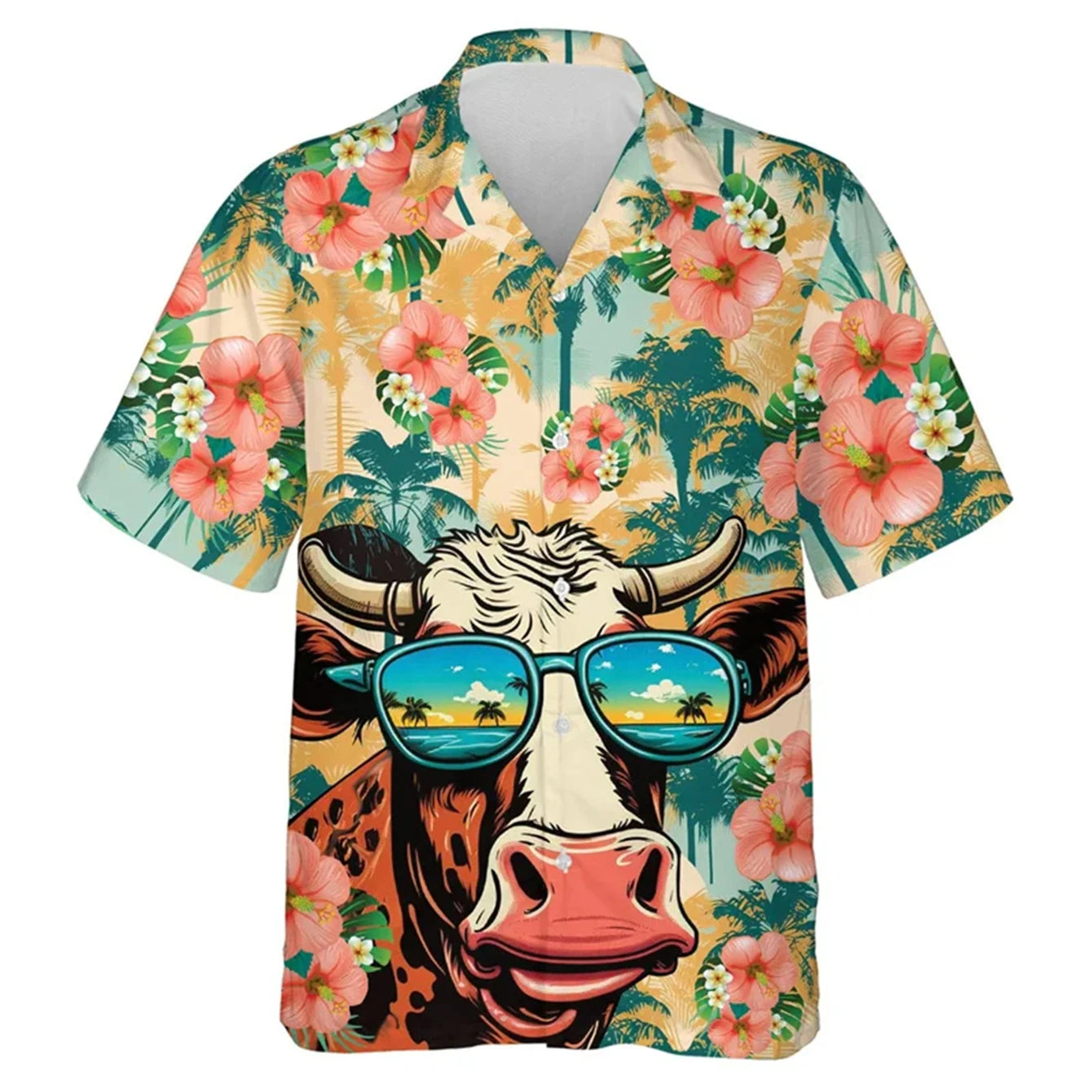 Kids Clothes Animal Children Clothes Blouse for Girls Short Sleeve T-Shirts Hawaiian Boys Clothes Print Children's T-Shirt Boy
