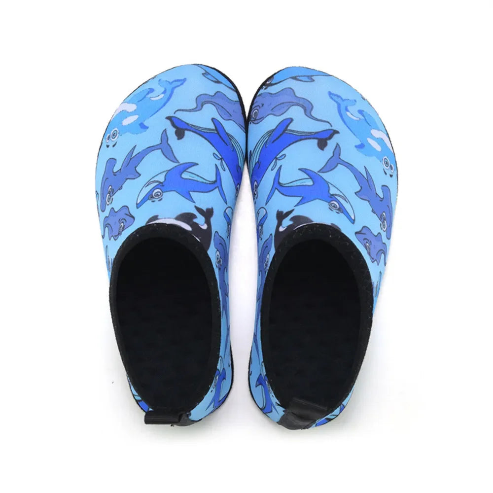 Children Water Beach Shoes Swimming Barefoot Girls Quick-Drying Aqua Shoes Boy Color Light Soft Slipper Snorkeling Swim Socks
