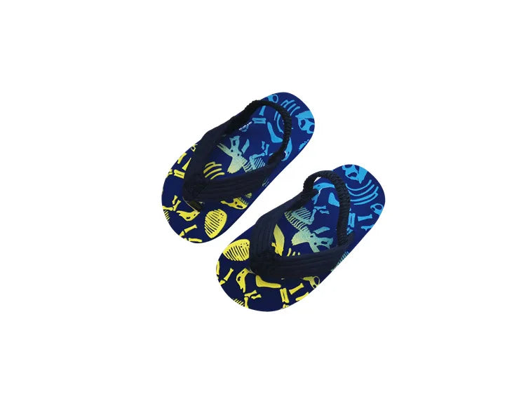 Toddler Flip Flops Shoes Little Kid Sandals with Back Strap Boys Girls Water Shoes for Beach and Pool