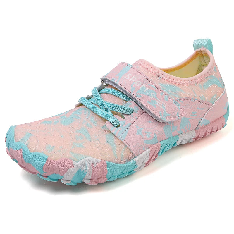 Children's Anti-cut Anti-slip Wear-resistant Rubber-soled Wading Shoes Beach Sandals Quick-drying Pool Shoes Outdoor Water Playi