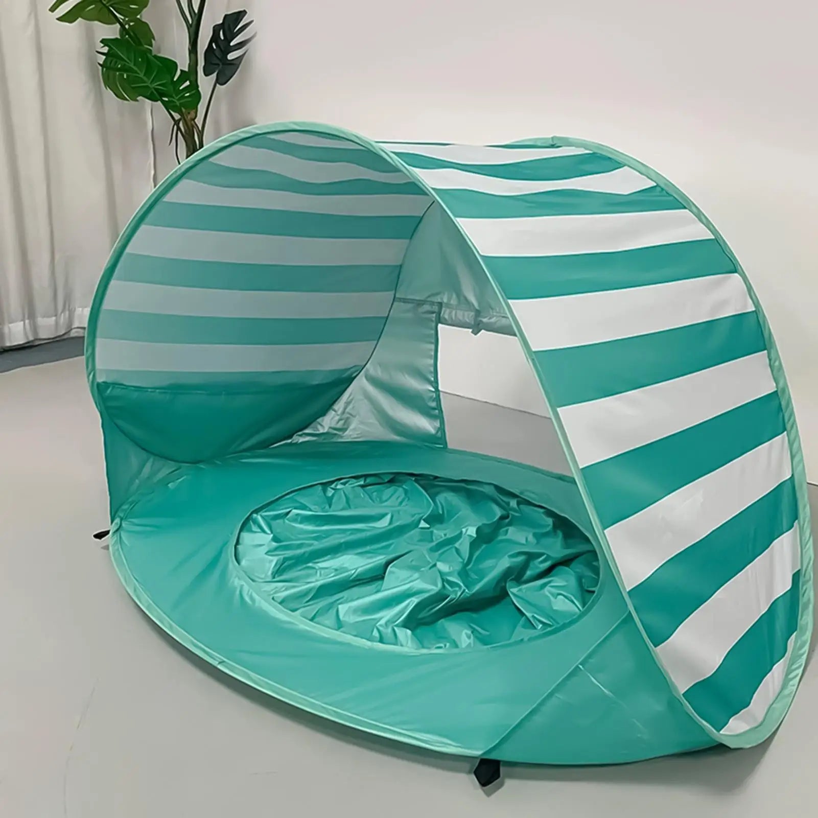 Beach Tent For Kids UV Protection Foldable With Mini Pool Outdoor Shade Tent For Vacation Traveling Camping Picnic Outdoor