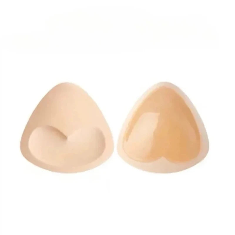 2pcs Silicone Bra Inserts Breast Pads Sticky Push-up Women Bra Cup Thicker Nipple Cover Patch Bikini Inserts for Swimsuit Gifts