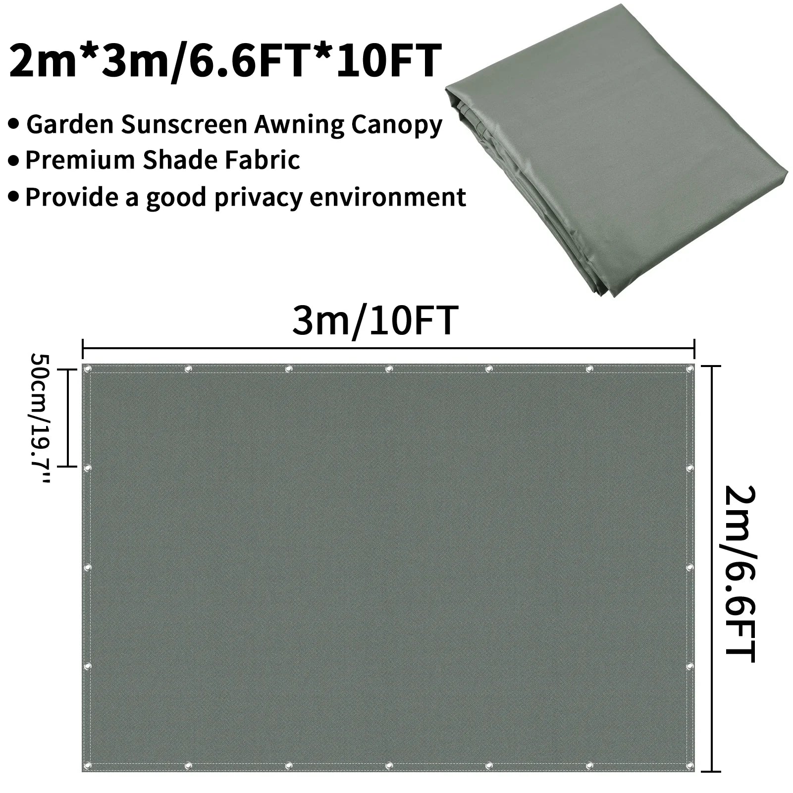5x4m 4x3m 3x3m 3x2m Waterproof Tarp Tent Large Camping Awning Sun Shade Shelter Garden Patio Canopy Outdoor Beach Shade Hiking ﻿