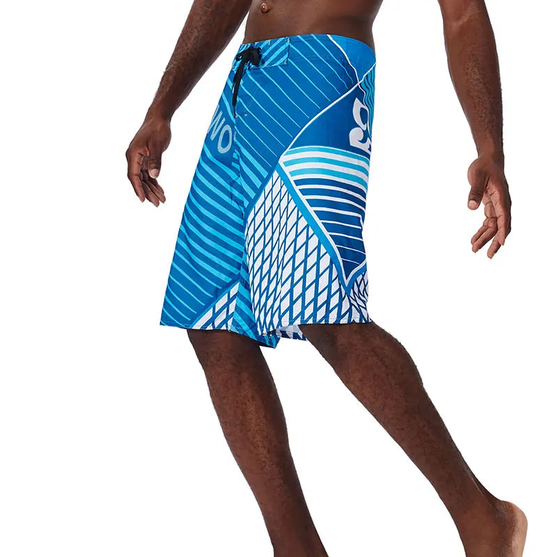 Summer New Fashion Trend Mens Beach Shorts Bermuda Phantom  Quick Dry Swimwear Casual Print Diving Surfwear men swimming shorts
