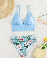 Family Matching Swimwear Sets Mother Daughter Father Son Swimwear Trunks Mom Girls Bikini Swimsuit Dad Boys Beach Family Clothes