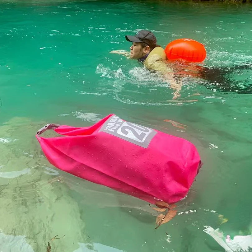 5L/10L/15L/20L/30L Outdoor Sport PVC Waterproof Storage Dry Bag For Canoe Kayak Rafting  Swimming Travel Kit Sack Backpack