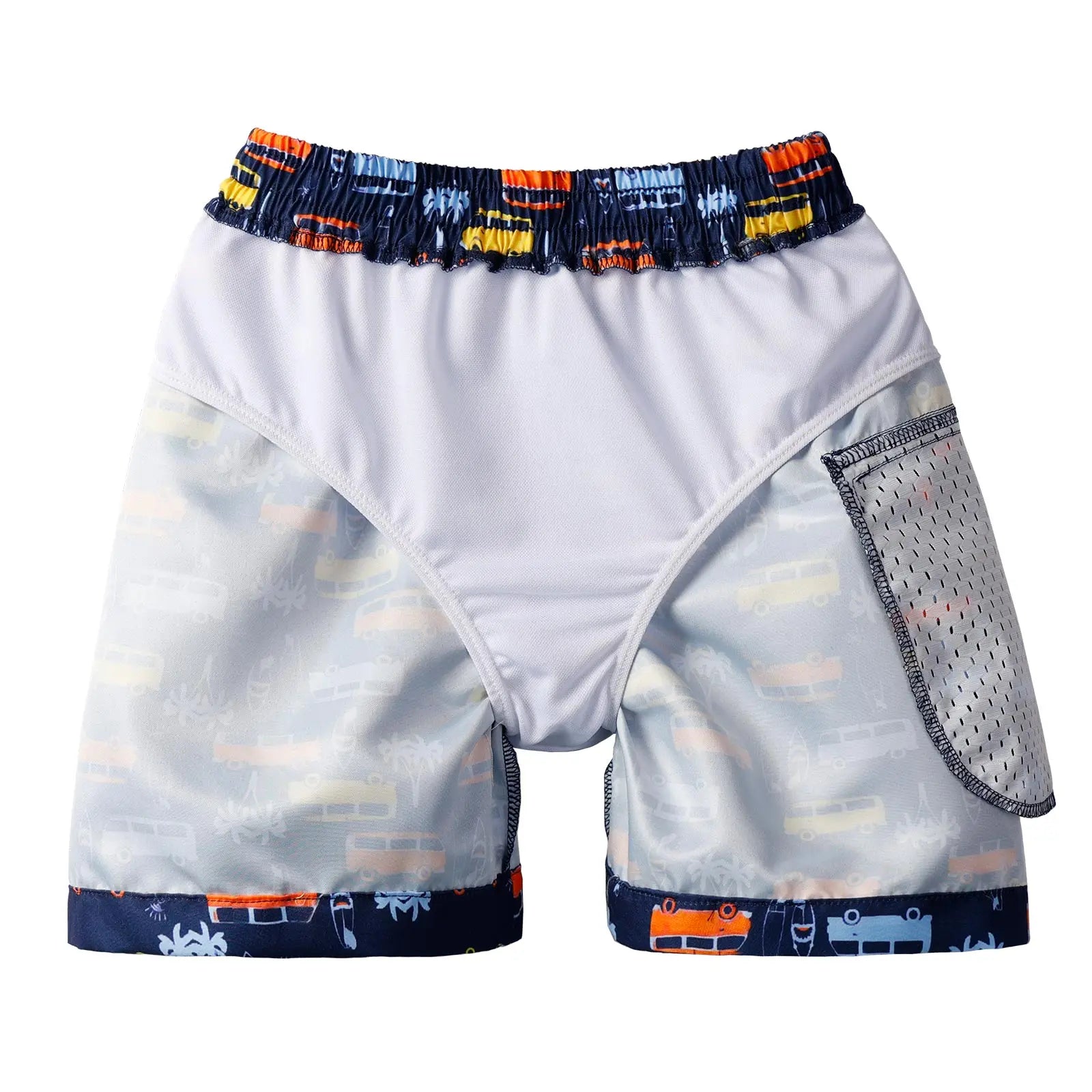 BAOHULU Kids Swim Shorts Cute Swimsuit Swimming Trunks Quick Dry Summer Swimwear Boys Beach Shorts Surf Board Male Clothing Pant