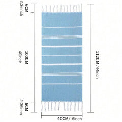 2-Pack 40x100CM Turkish Cotton for home Towel Soft Sauna Spa Bath Towel Hand and Face Towel Set Can used for kitchen sport gym