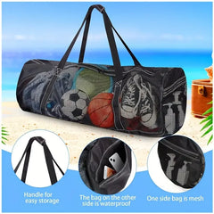 100L Extra Large Capacity Mesh Diving Bag Surfing Snorkeling Fins Equipment Storage Dry Bag Beach Swimming Duffle Bag