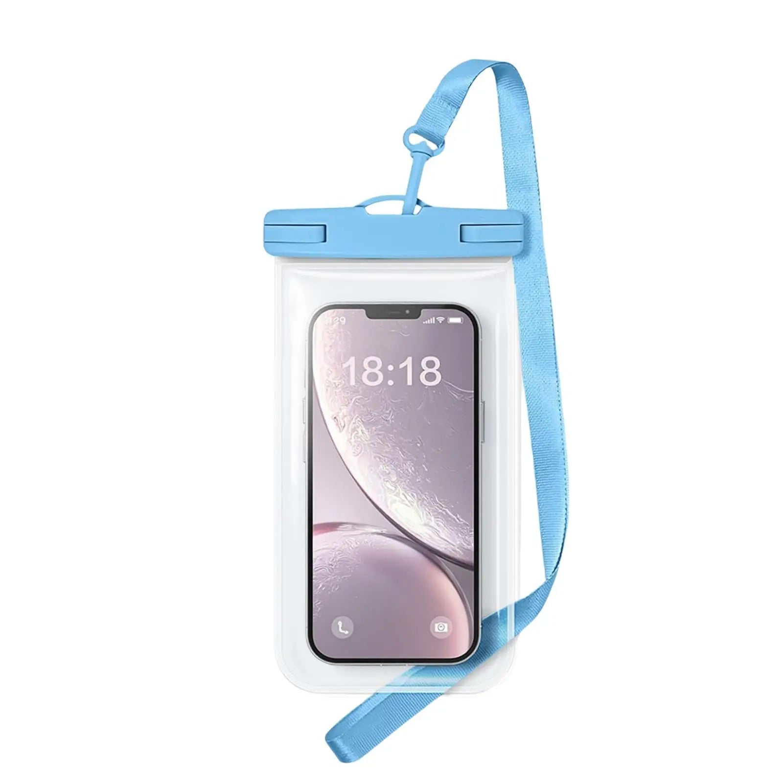 Universal Waterproof Phone Case Touch Screen Dry Bag HD Underwater Pouch for Swimming Beach Up to 7.0 Inch