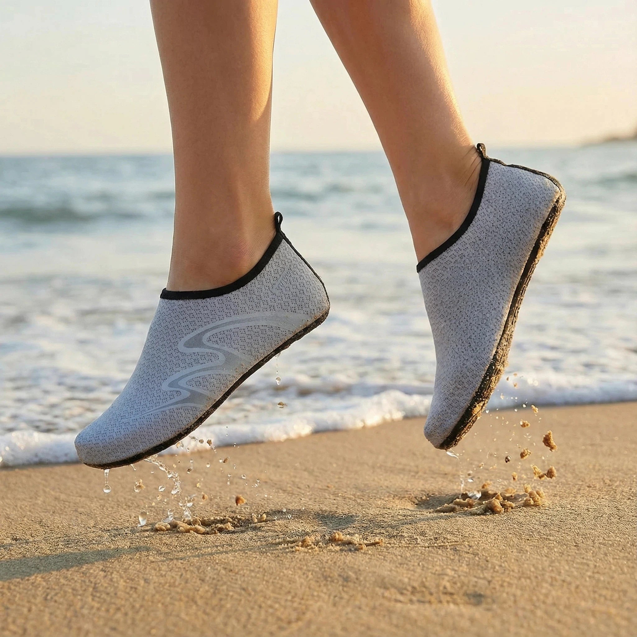 Men Women Children Quick Dry Water Sports Barefoot Feeling Wading Shoes, Swimming Water Shoes, Windsurfing, Surfer，Yoga Shoes