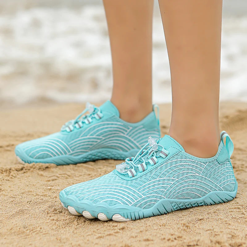 New Summer Swimming Water Shoes Unisex Beach Lightweight Soft Wading Sports Barefoot Upstream Surfing Camping Fishing Sneakers