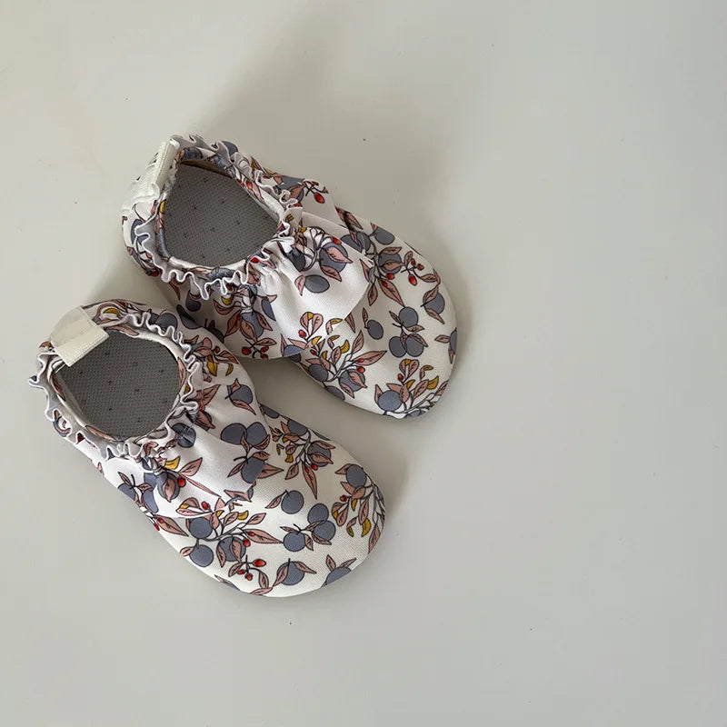2026 Summer Children Swimming Shoes Cartoon Printed Non-slip Quick-Dry Boys Girls Beach Water Playground Sandals Shoes