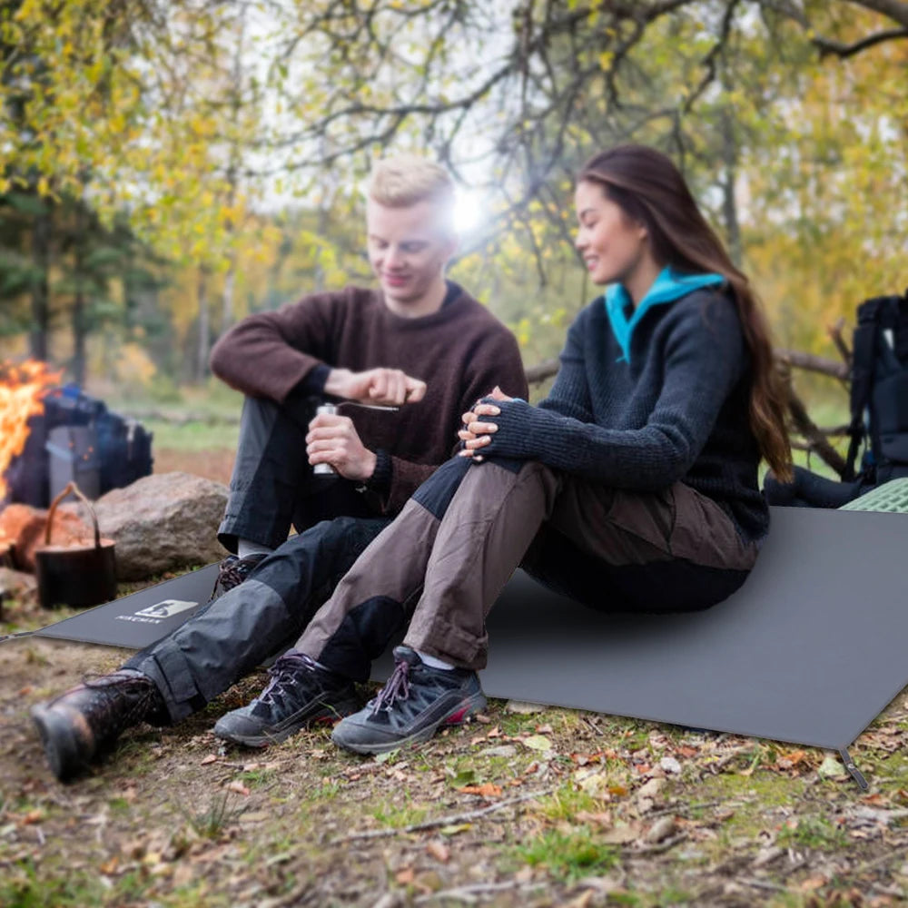 Waterproof Camping Tarp Thicken Picnic Mat Durable Beach Pad Multifunctional Tent Footprint Sun Canopy Ground Sheet for Hiking