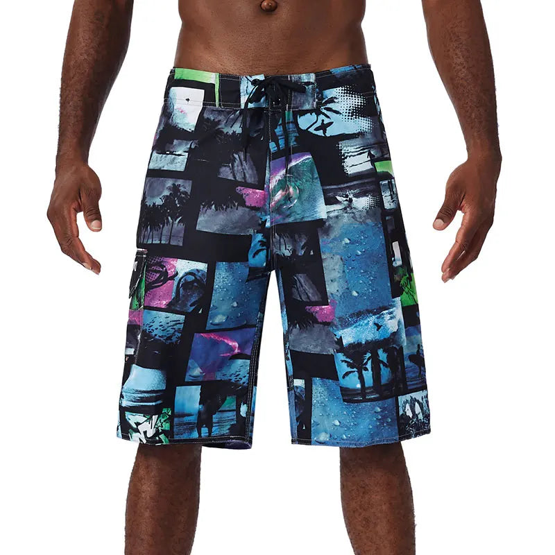Summer Quick Drying Men Surf Beach Shorts Fitness Muscle High Quality Water Sports Men Beach Shorts  swimshorts  bermuda homme