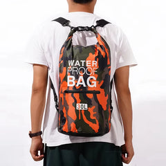 Swimming PVC Pack Dry Bag Backpack for Women Men 10L 15L 20L 30L Waterproof Shoulder Kayak Drifting Rafting Surfing Boating Bag