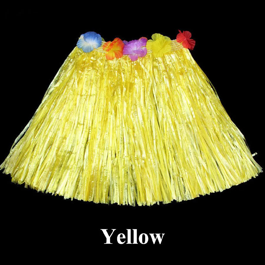 1pc/5pcs-Hawaiian Hula Skirt Hawaiian Grass Skirt Tropical Hawaiian Hula Skirt Hawaiian Hula Skirt Costume Summer Beach Vacation