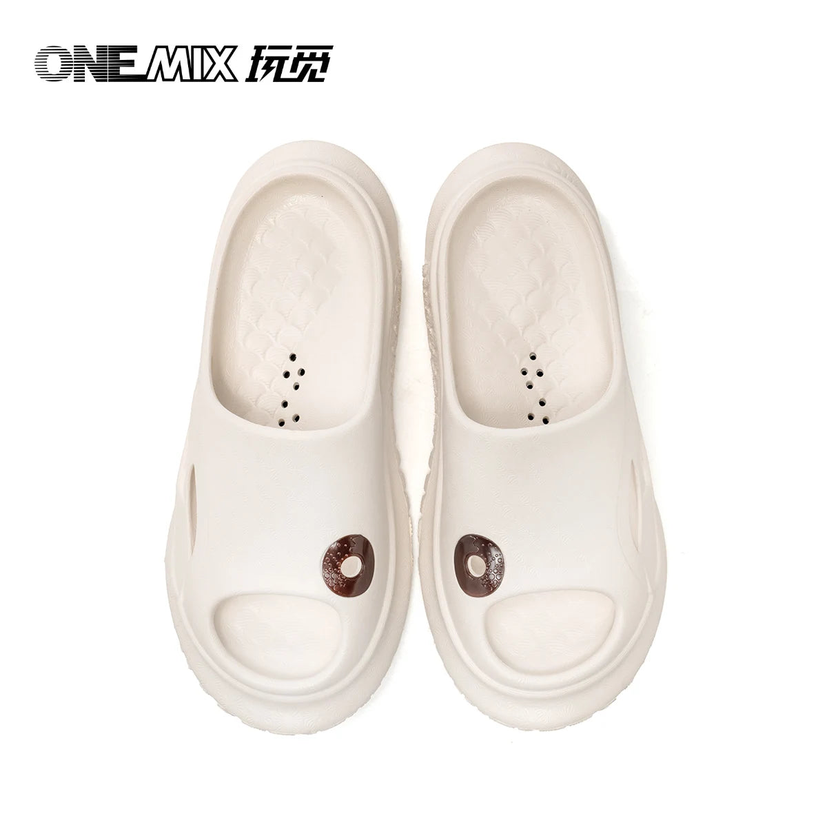 ONEMIX Summer Sports Sandals Slipper Casual Outdoor Non-slip Beach Wadding Adult Male Fashion Exercise Recovery Women Flip Flops