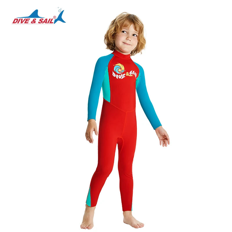 Boys/Girls UV Protection UPF50+ Swimwear Full Body Stinger Swimsuit Chlorine Resistant Bathing Suit One-piece Rash Guard