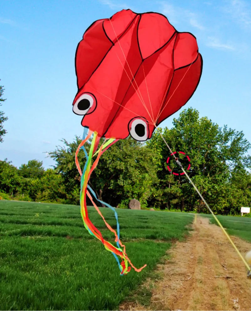 Octopus kites soft kites flying for adults kites professional wind kites inflatable kites gel blaster parachute fabric sport bag