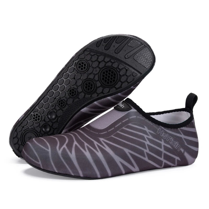 Lightweight, foldable portable travel Aqua shoes water shoes barefoot sand inspired shoes beach snorkeling swimming water shoes