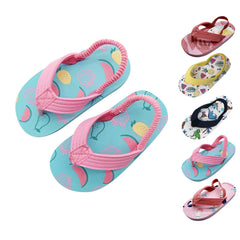 Casual Boys Girls Sandals Children Kids Shoes Rubber Breathable Soft Open Toe Beach Sandals Cute Summer Flip Flops Shoes