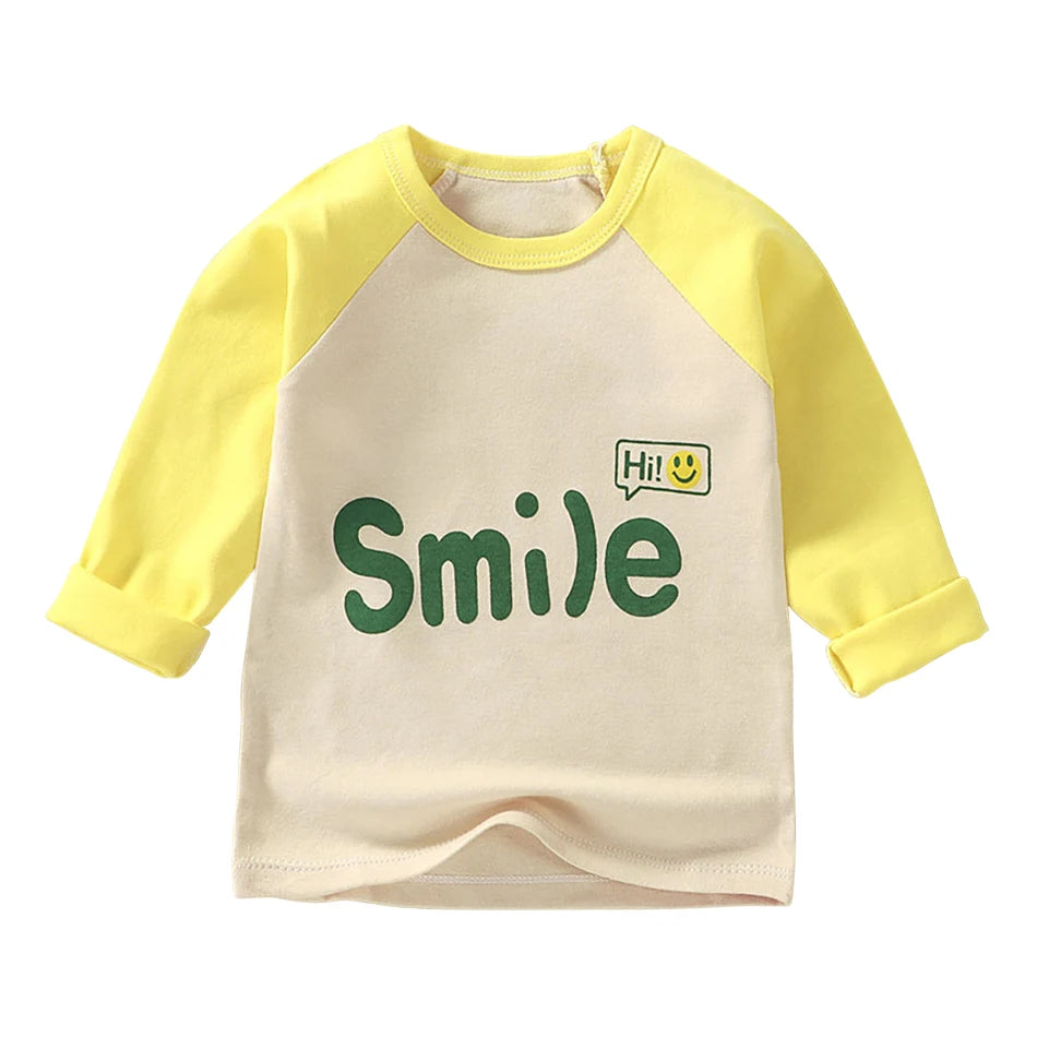 Durable Children Cotton Long Sleeve Dinosaur Pattern Print Shirts Suitable Boys and Girls Autumn Winter Playtime and School Days